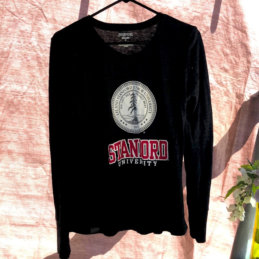 Jansport grey long sleeve Stanford Univ shirt